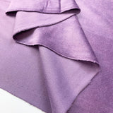 Velour Cotton Poly Fabric Serena Lavender Reverse Fold