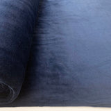 Velour Cotton Poly Fabric Serena Midnight Bolt