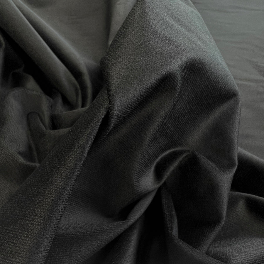 Velveteen black velvet cotton dressmaking fabric cu