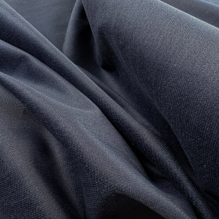 Velveteen navy velvet cotton dressmaking cu