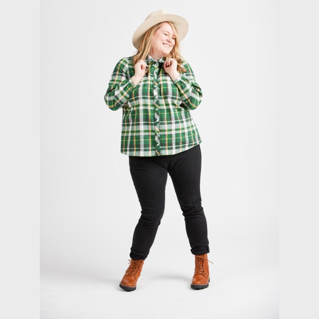 Vernon Shirt 12 32 Size Pattern By Cashmerette Pp2105 5