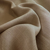 Victor taupe linen look slub viscose dress fabric cu