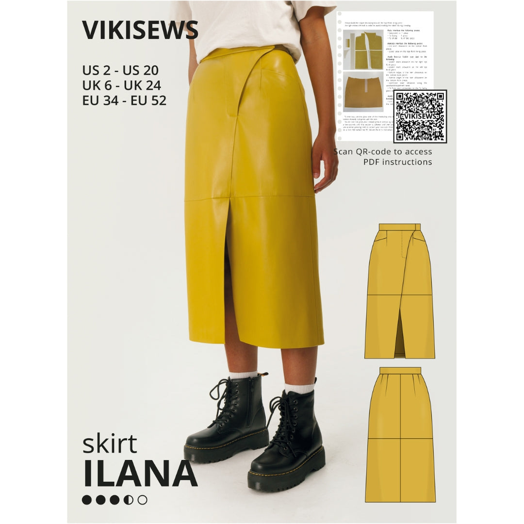 Vikisew  Ilana Skirt Sewing Pattern Cover