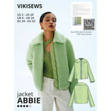 Vikisews abbie jacket sewing pattern cover