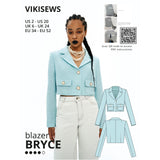 Vikisews Bryce Blazer Sewing Pattern Cover