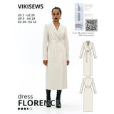 Vikisews Florence Dress Sewing Pattern Cover