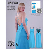 Vikisews Lucia Dress Sewing Pattern Cover