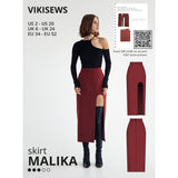 Vikisews Malika Skirt Sewing Pattern Cover