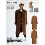 Vikisews Men S Bernard Coat Pattern Cover