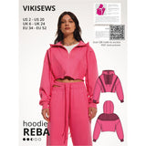 Vikisews Reba Hoodie Sewing Pattern Cover