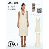 Vikisews Stacy Dress Sewing Pattern Cover