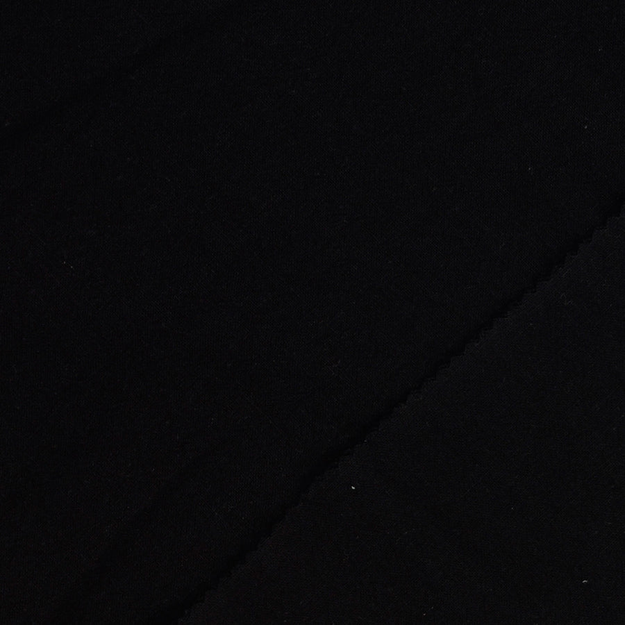 Vintage Cotton Black Oeko Tex Dressmaking Fabric Fold