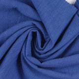 Vintage Cotton Blue Oeko Tex Dressmaking Fabric Twist