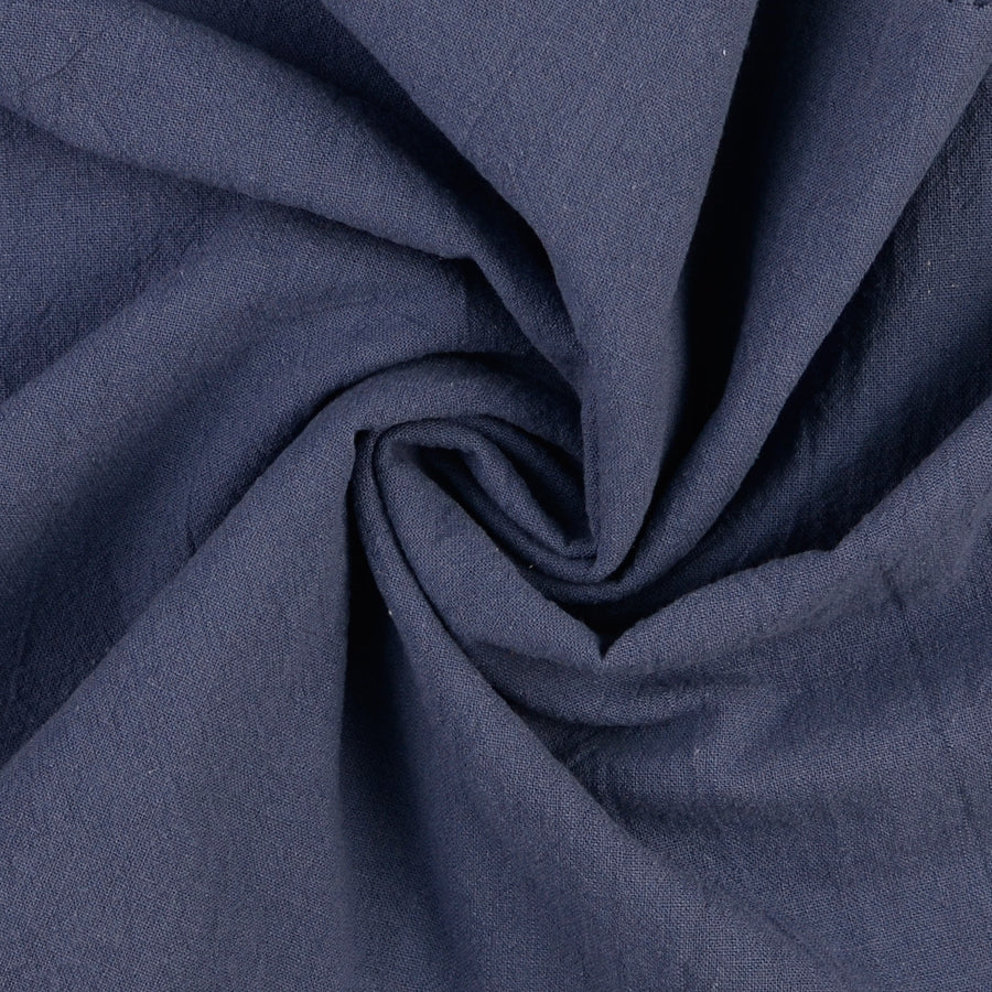 Vintage Cotton Blue Slate Oeko Tex Dressmaking Fabric Twist