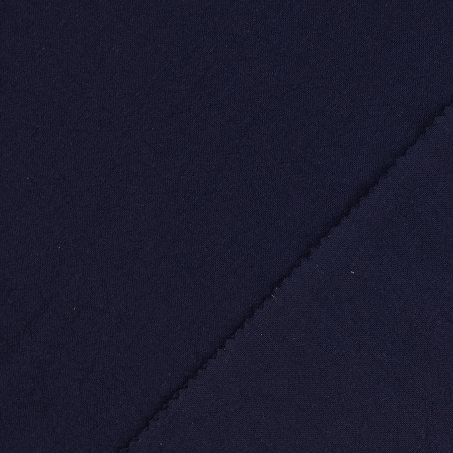Vintage Cotton Navy Blue Oeko Tex Dressmaking Fabric Fold