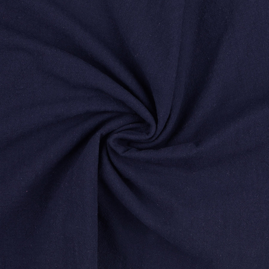 Vintage Cotton Navy Blue Oeko Tex Dressmaking Fabric Twist