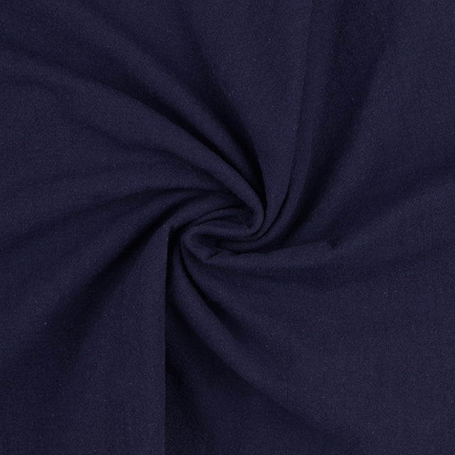 Vintage Cotton Navy Blue Oeko Tex Dressmaking Fabric Twist
