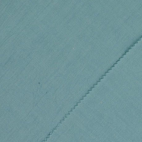 Vintage Cotton Sky Blue Oeko Tex Dressmaking Fabric Fold