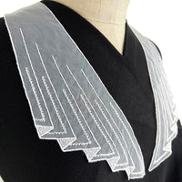Organza Embroidered Collar - Lady Rosamund - White