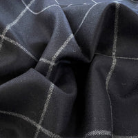 Remnant - Vintage Flannel - Navy Check (1.8m)