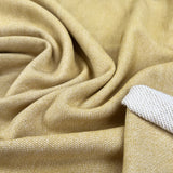 Vintage Marl Sweatshirt Yellow Knit Jersey Cotton French Terry Oeko Tex Fabric