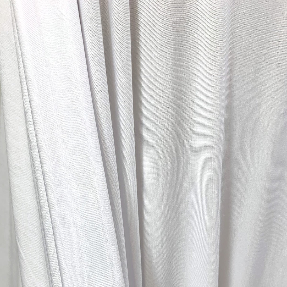 Remnant - Viscose Jersey - White (2.4m)