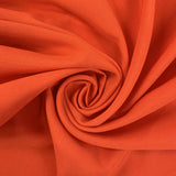 Viscose Plain Flame Red Dress Material Swirl