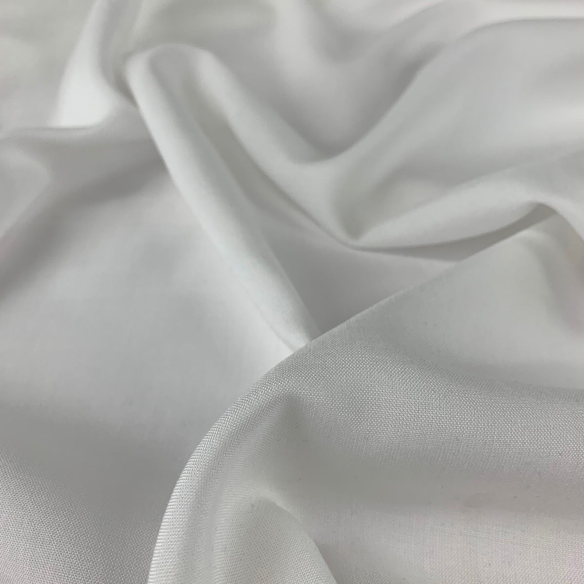Viscose Plain Ivory Folded