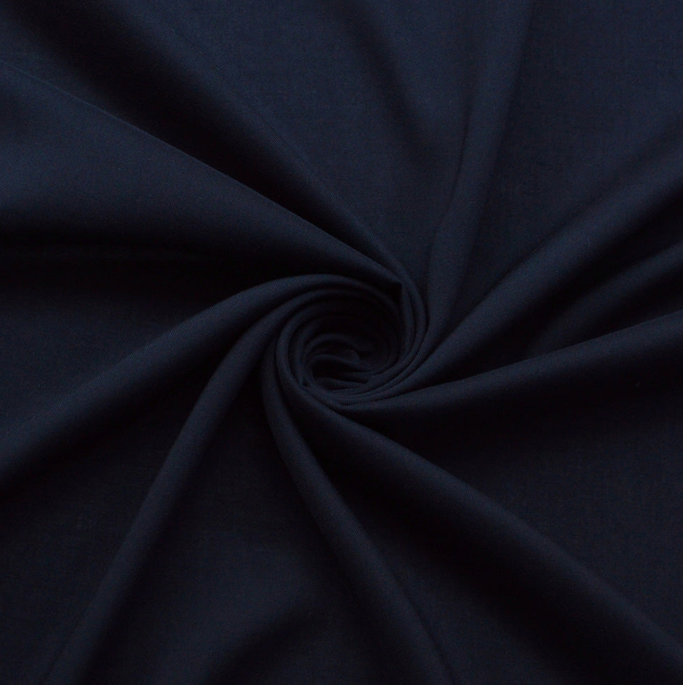 Remnant - Viscose Plain - Navy (2.3m)
