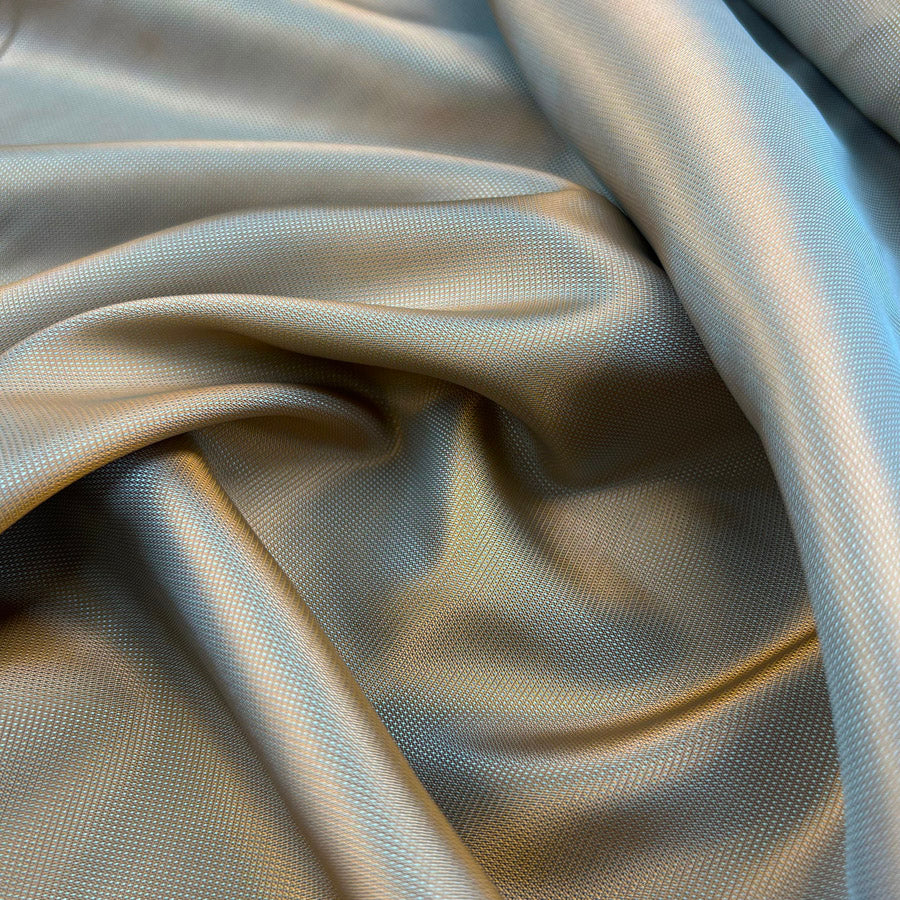 Viscose Acetate Charming Lining Aqua Orange