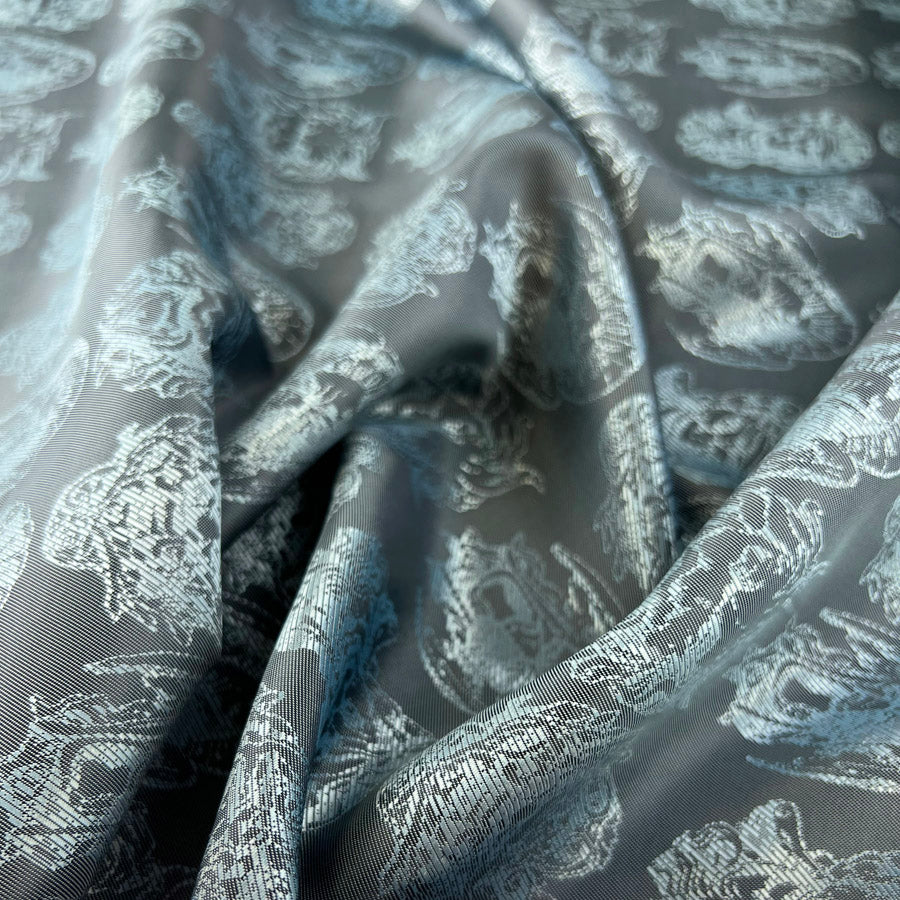 Viscose Acetate Tailors Dress Lining Ezio Set In Blue