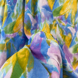 Viscose Colourful Abstract Dress Fabric Sunlit Spectrum