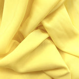 Viscose Dress Fabric Lemon Voile Yellow Close Up2