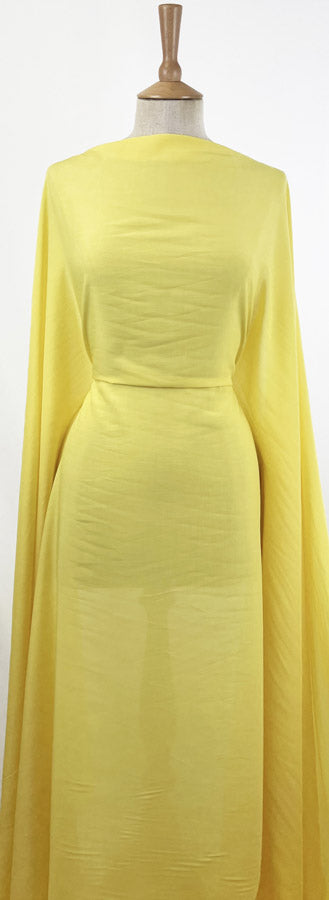 Viscose Dress Fabric Lemon Voile Yellow Dress