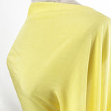 Viscose Dress Fabric Lemon Voile Yellow Side