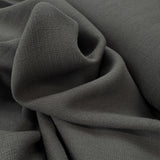 Viscose Elastane Linen Look Dress Fabric Honister Grey Cu 2