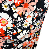 Viscose Floral Dress Fabric Rosie Rosie Jersey Upsy Daisy Drape