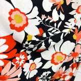 Viscose Floral Dress Fabric Rosie Rosie Jersey Upsy Daisy Drape2