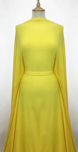 Viscose Jersey Cj Jersey Yellow Dress