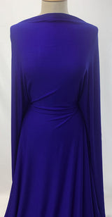 Viscose Jersey Fabric Royal Blue Dress