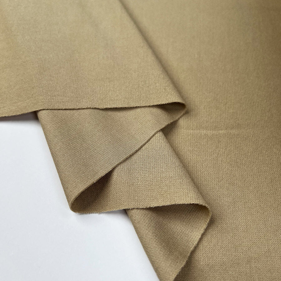Viscose Jersey Lisle Elastane Ex Designer Italian Deadstock Knit Fabric Fold