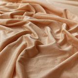 Viscose Jersey Peach Orange Lycra Knitted Dress Fabric