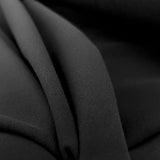 Viscose Poly Elastane Trouser Fabric Not The  Only Fruit Black Cu 2