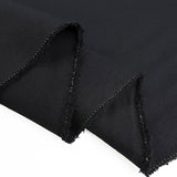Viscose Suiting Black Italian Soft Woven Fabric Fold
