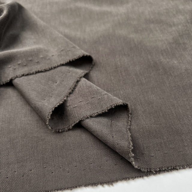 Viscose Tencel Finish Grey Polyester Plain Soft Pique Knit Leisure Wear Fabric Fold