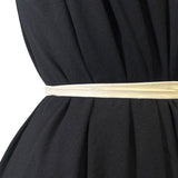 Viscose Twill Black Dress Fabric