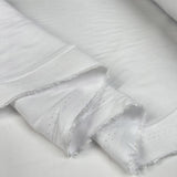 Viscose Voile White Plain Woven Fine Shirting Fabric Fold