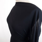 Viscose Voilet Dress Fabric Black All Saints Side