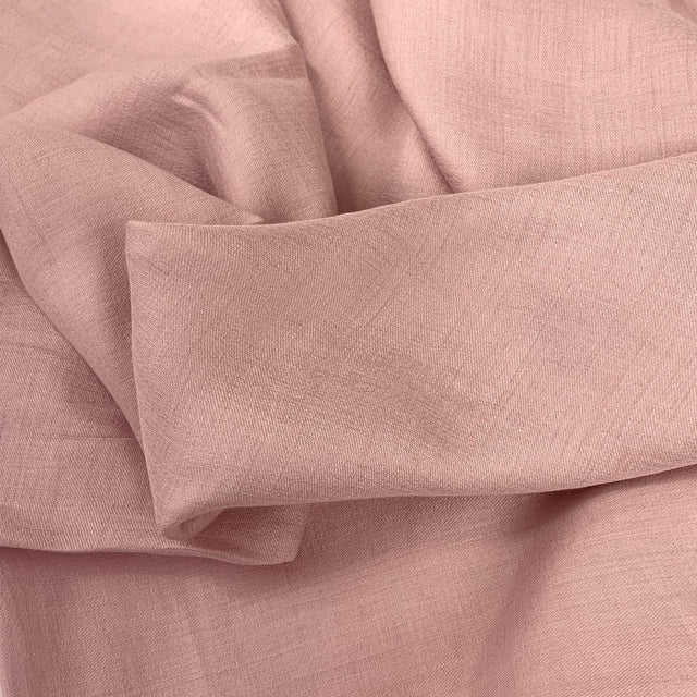 Voily Pink Fabulous Poly Viscose Dusky Pink Fabric Fold 2