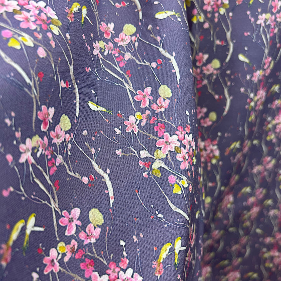 Voyage Armathwaite Blossom Heather Morlich Cotton Dress Fabric